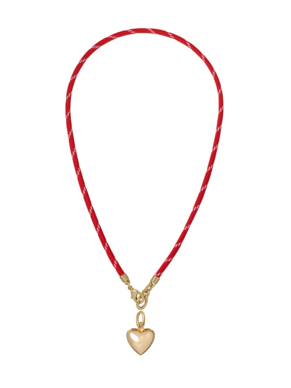 Roxanne Assoulin The Happy
Cord
Charm Necklace Red Cord
Gold Heart